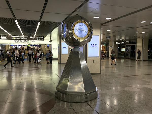 名古屋駅の金の時計・銀の時計・ナナちゃんチーム八ちゃん