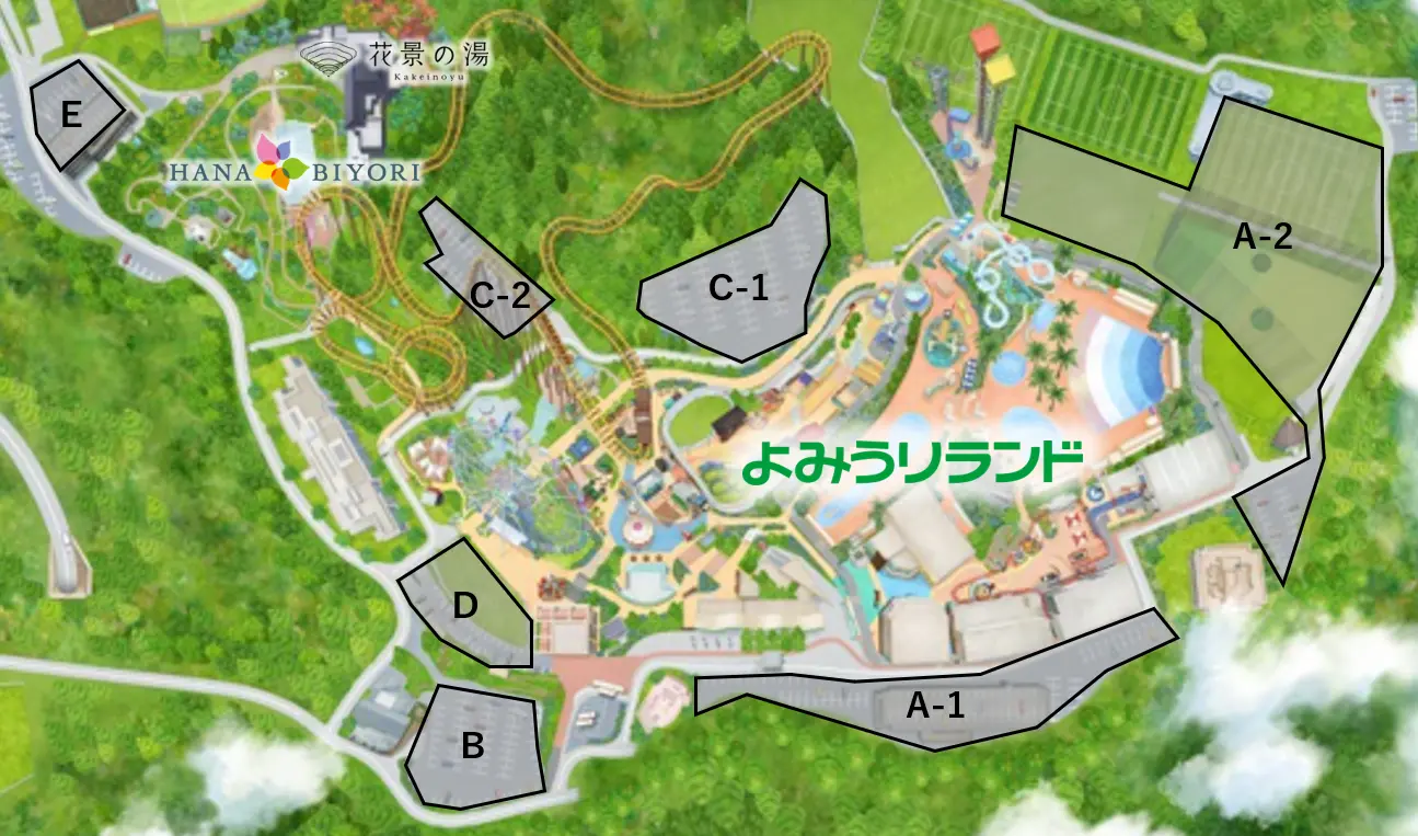 園内・周辺マップサービスガイド富士急ハイランド