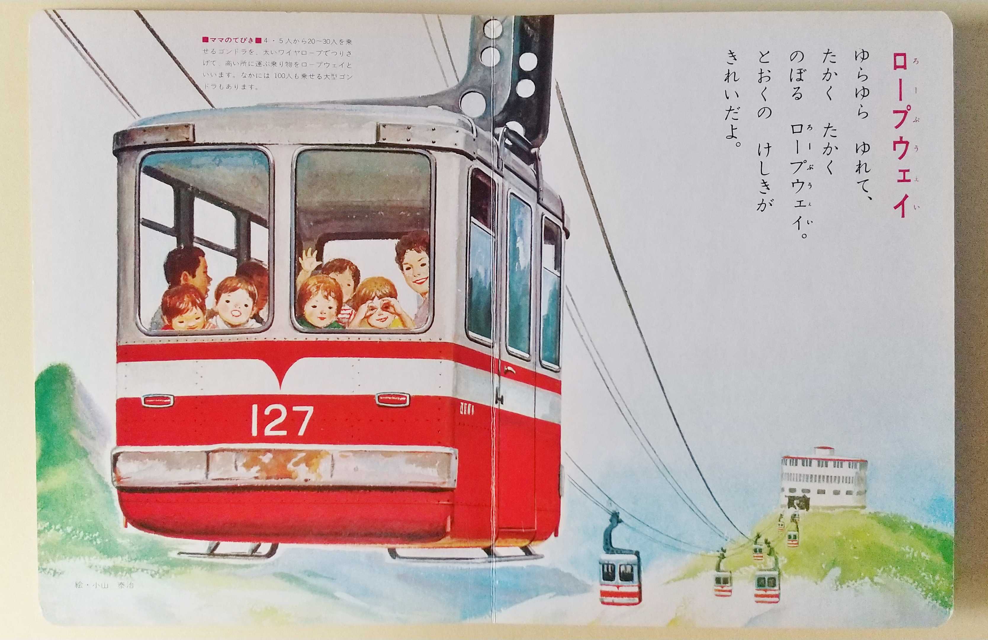 ロープウェイに乗るファミリーのイラストのイラスト素材92601268- PIXTA