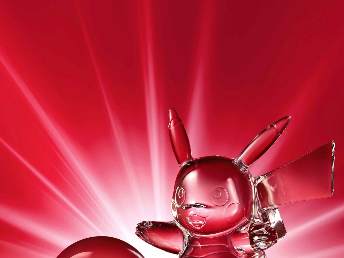 バカラxフラグメント デザインのクリスタル製ピカチュウが爆誕Hypebeast.JP