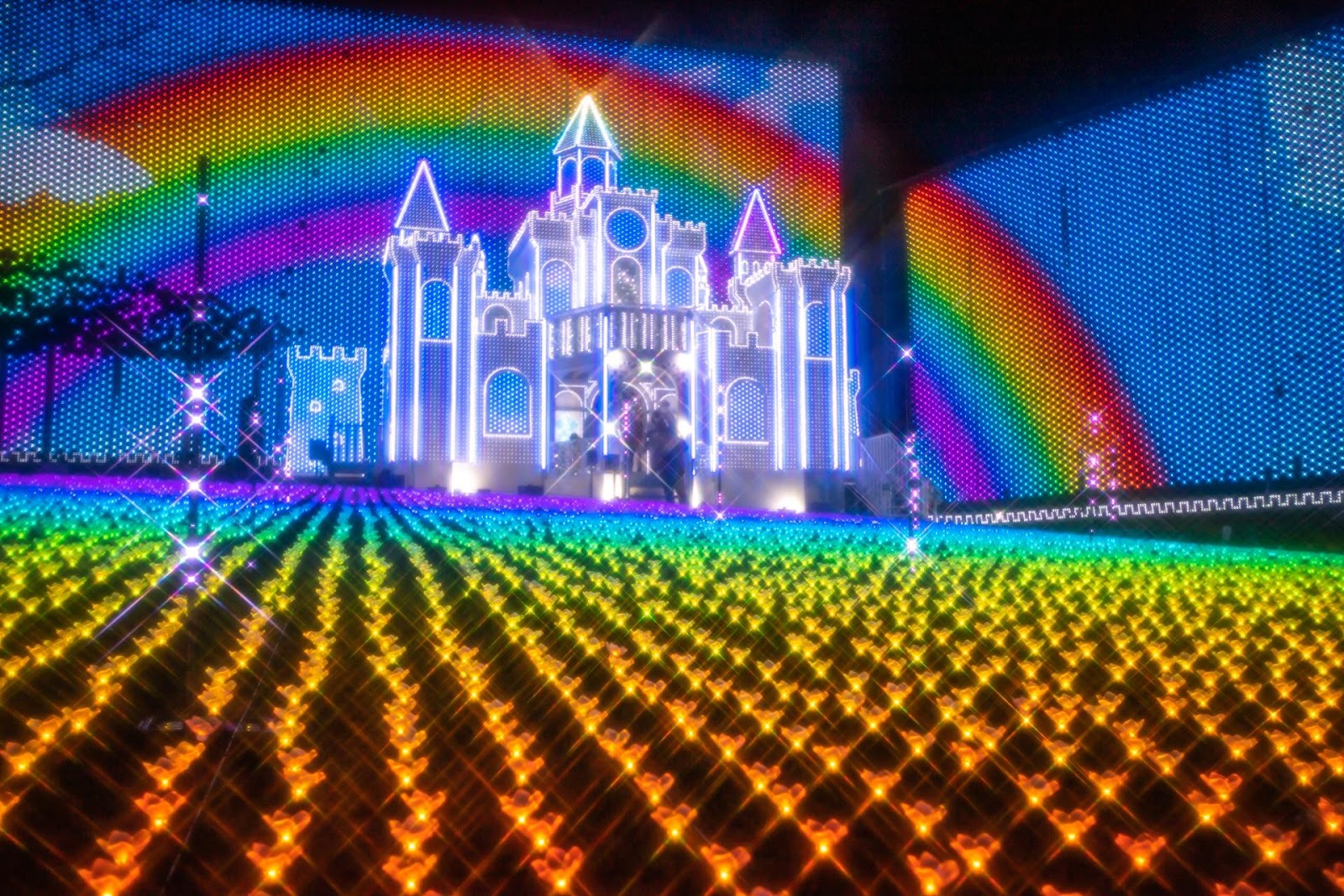 あしかがフラワーパーク光の花の庭 奇跡の大藤が煌めく日本三大イルミネーション 栃木県足利市