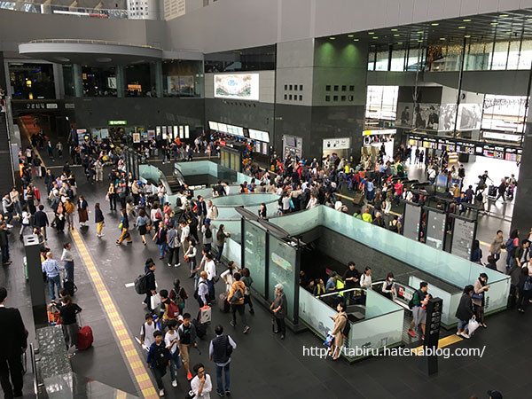 JR京都駅 新幹線 ２階部分