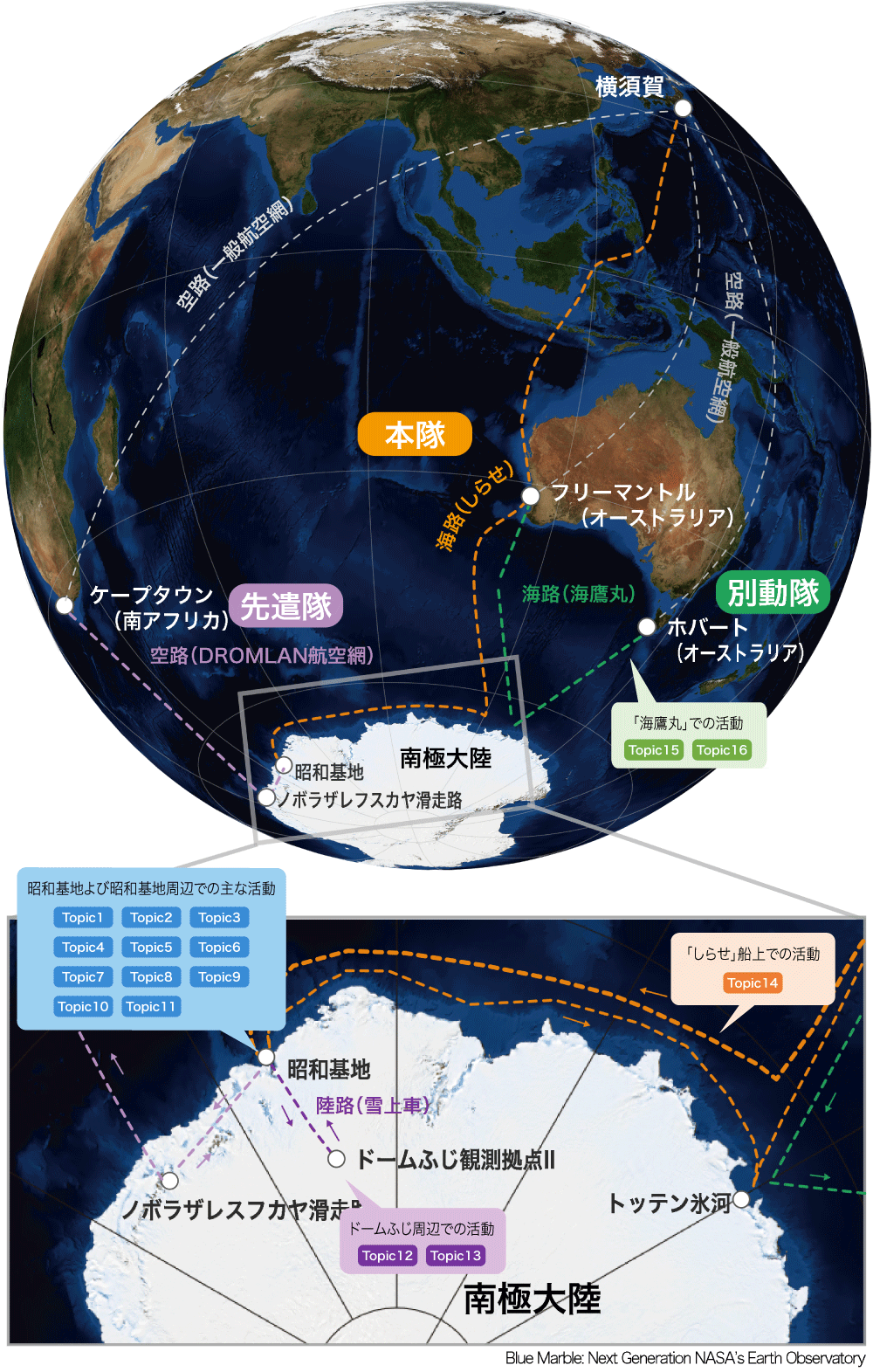 南極の不思議な影法師地球が見えるJAXA 第一宇宙技術部門 地球観測研究センター