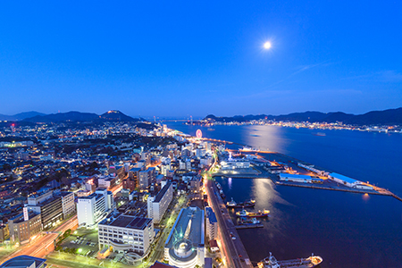 ドライブやデートで喜ばれる下関市の夜景 夜景ワールド