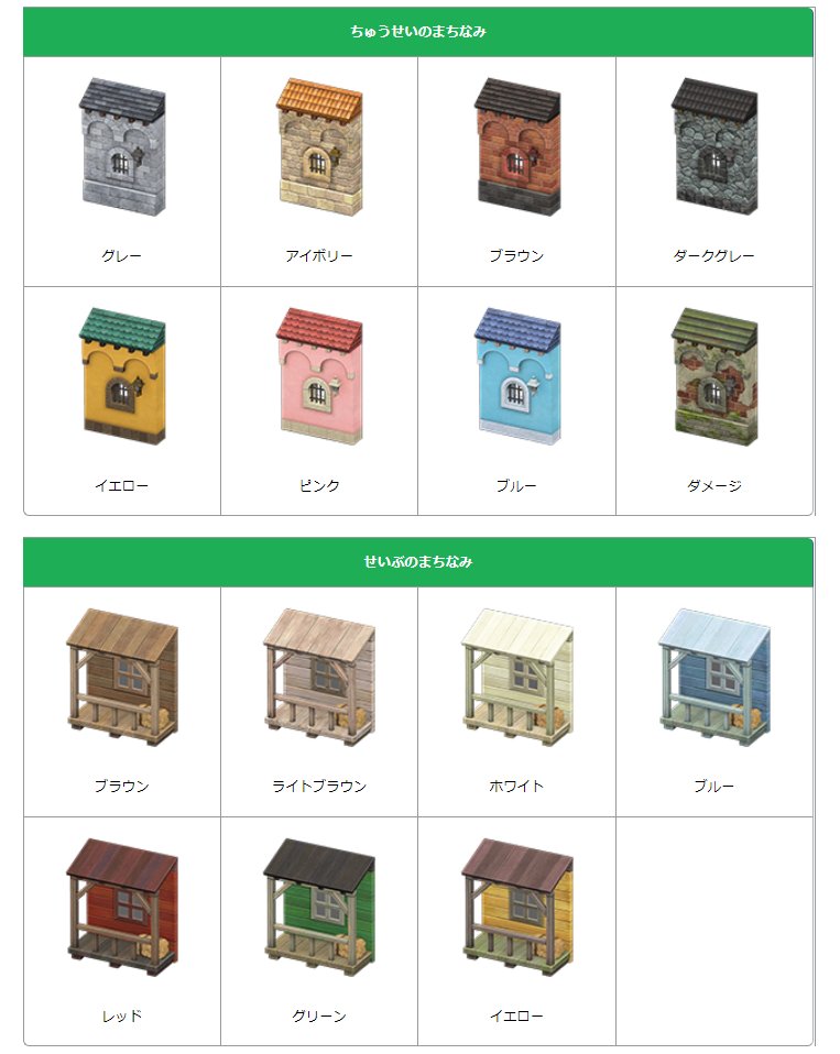 あつ森 ちゅうせいのまちなみの入手方法・値段・リメイクできる？ 攻略 おでかけ暮らし