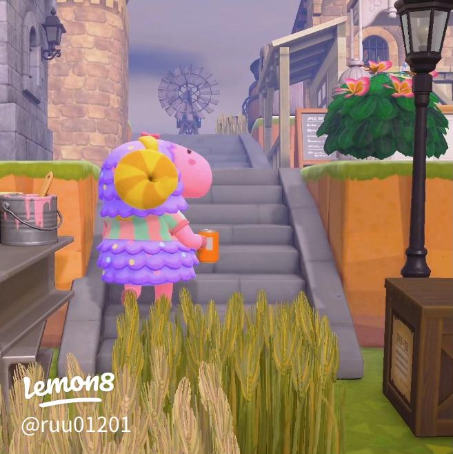 あつ森 パネルで再現するヨーロッパ風建築と川沿いの遊歩道 島クリエイト- YouTube