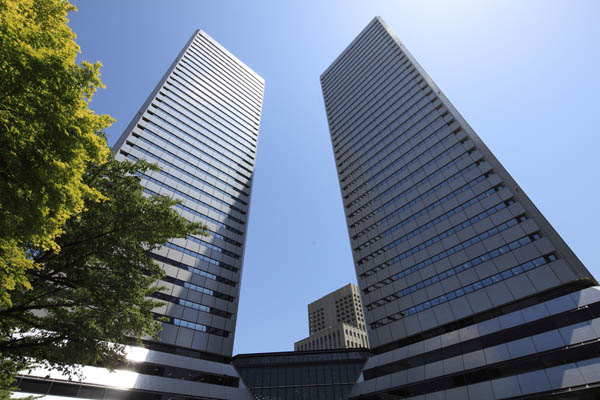 ツイン21 OBPパナソニックタワー - 大阪市の超高層ビル・ﾀﾜｰﾏﾝｼｮﾝ
