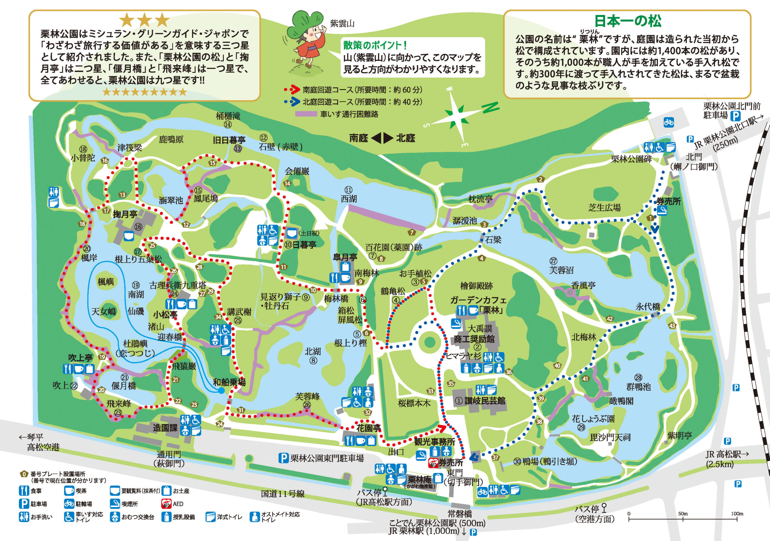 高松駅前広場地下駐輪場・レンタサイクルポート讃岐うどんや高松市観光巡りに市営駐車場・駐輪場・レンタサイクルをご利用下さい