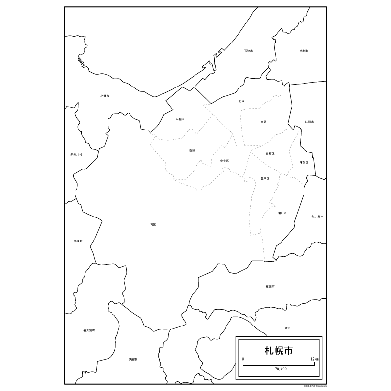 北海道全図・昭和４９年度復刻版