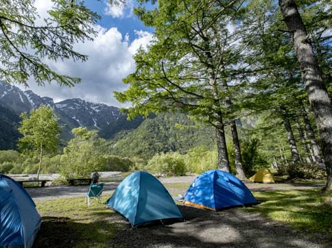 4K 上高地 ハイライト 絶景の上高地でトレッキングキャンプ小梨平キャンプ場→田代池→大正池→河童橋→明神池→徳澤→横尾を散策しました