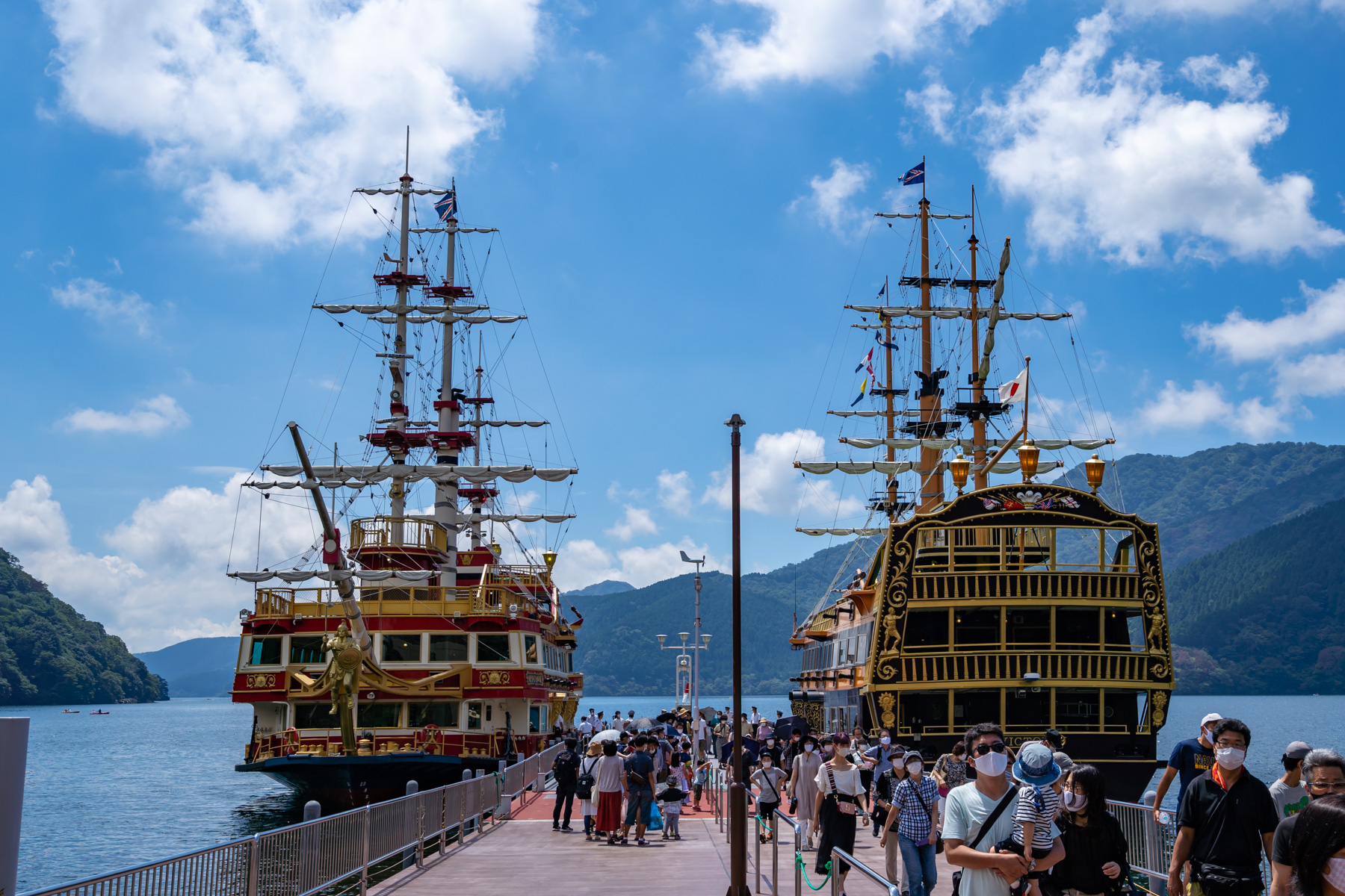 箱根 芦ノ湖の海賊船にて。富士山が見える確率の高い時間帯は？ これくらいブログ
