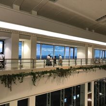 那覇空港駅 那覇空港 ４階展望デッキの休憩場所
