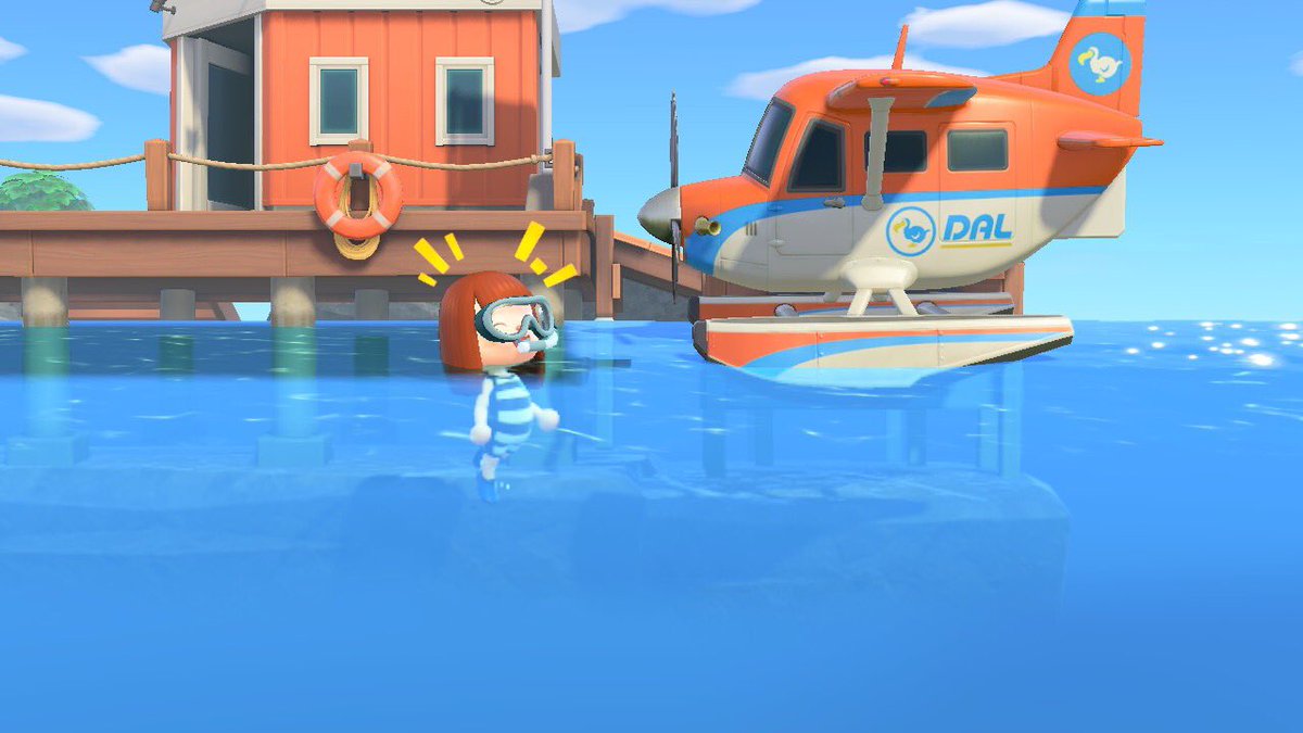 あつ森 飛行機雲とオーロラのコラボ - 主に Skyの