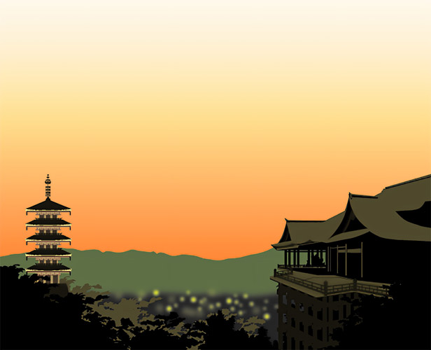 京都観光イラスト無料イラスト・フリー素材なら「イラストAC」