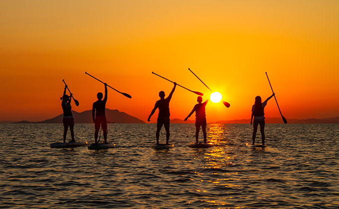 SUP体験 離島のきれいな海をのんびりクルージング！ペットと一緒に体験もOK＜2時間30分 4～11月 午前・午後 女木島