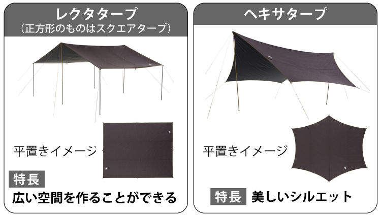 スクエアタープの張り方！初心者でも簡単設営やアレンジ張り！おすすめの正方形タープノマドキャンプ