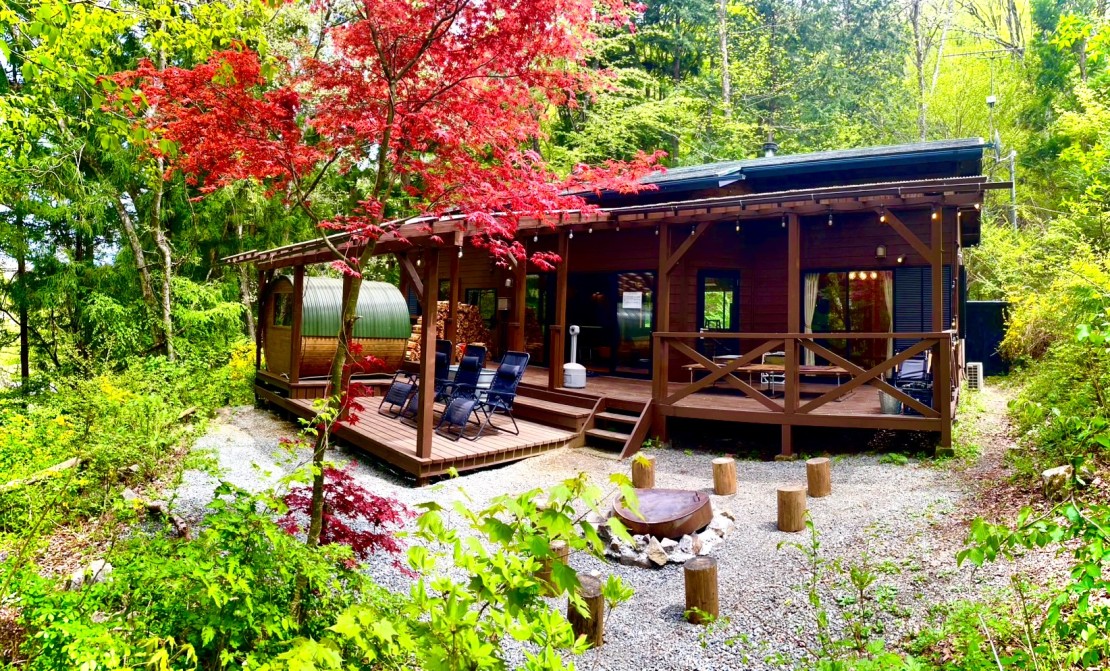 貸別荘ルネス軽井沢の冬バーベキュー可能なコテージ冬BBQ - コテージ一棟貸し・貸別荘ルネス軽井沢の宿泊・公式サイト