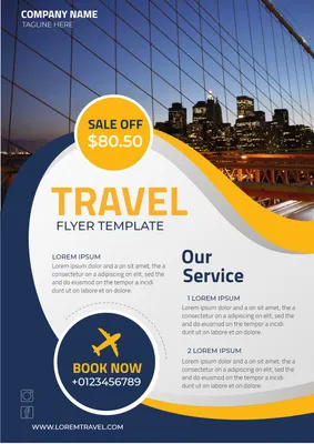 旅行会社パンフレットのデザイン作成例