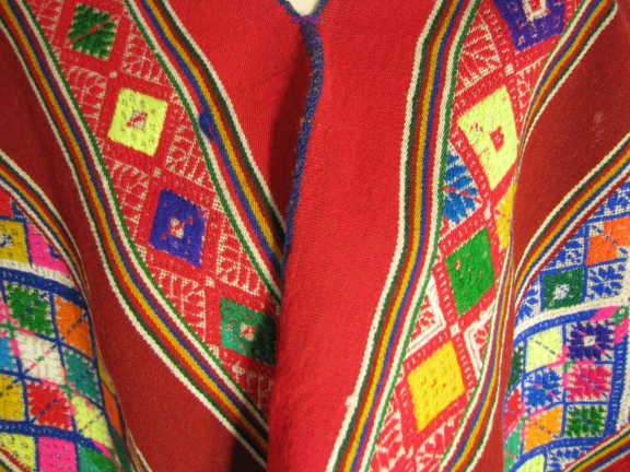 ペルーニット アルパカポンチョAT EASE