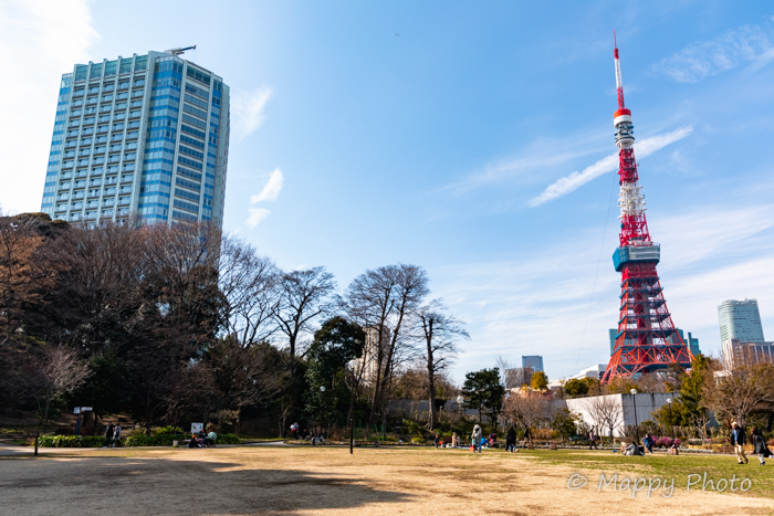 インスタなどでよくみる東京タワーを撮影 芝公園 -