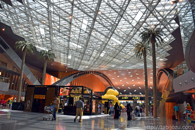 カタール ドーハ：ハマド国際空港の「Oryx Lounge」に訪れる プライオリティパスEl