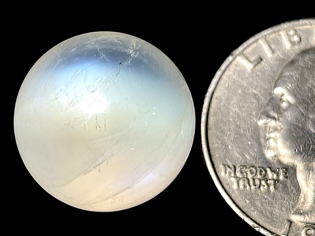 一粒売り ムーンストーン 星型 穴あり スリランカ産