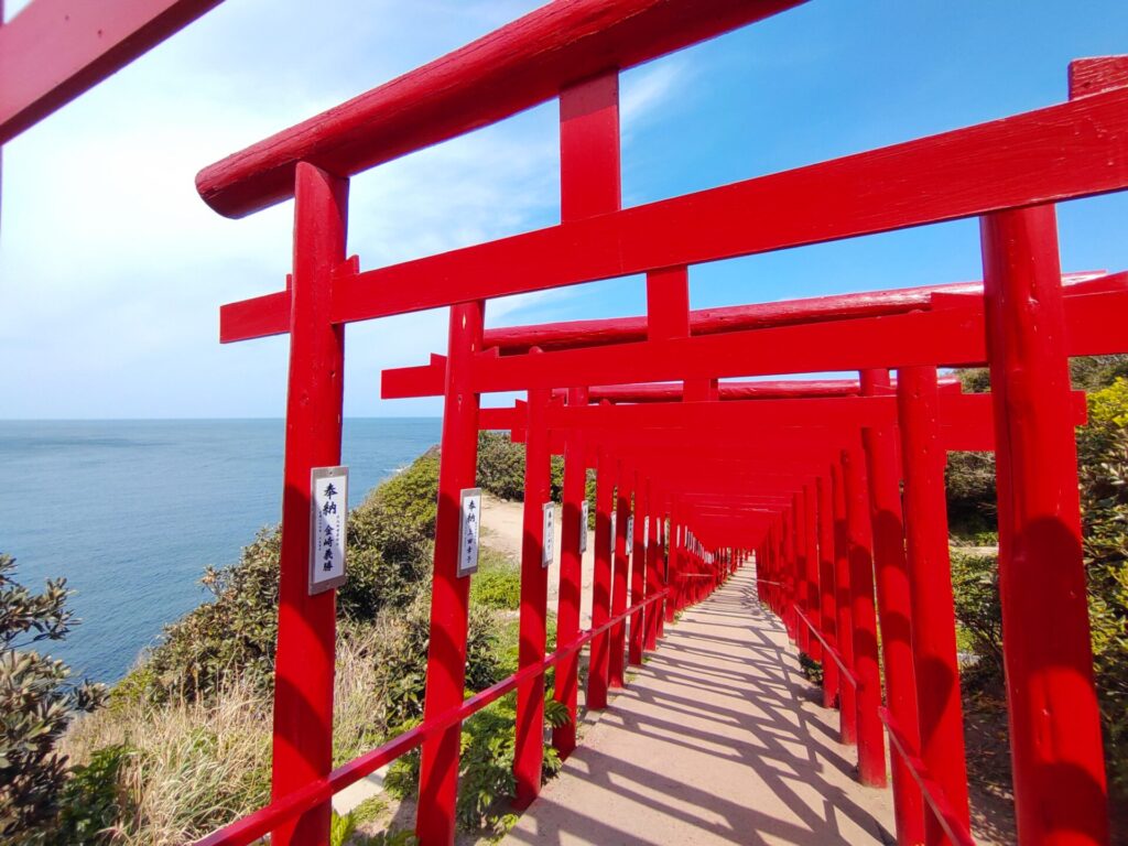 元乃隅神社海に映える赤い鳥居の絶景神社 公式 山口県観光 旅行サイト おいでませ山口へ