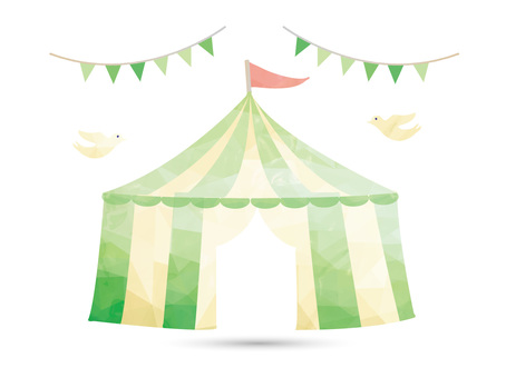 サーカス小屋風アイコンフリー素材 ブログ