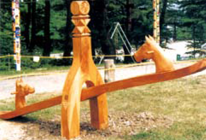 ポッツの仲良しシーソー日本国内生産手づくり木のおもちゃＨＵＧ ＨＵＧ はぐはぐ