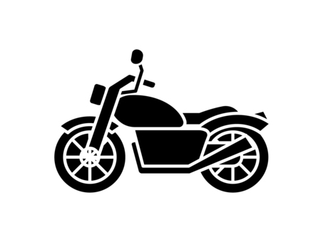 バイク無料イラスト素材素材ラボ