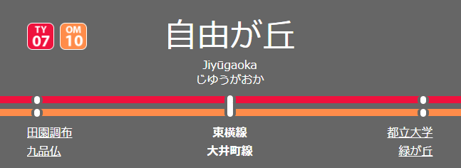 自由が丘駅 構内図・時刻表 東急・東急電鉄公式サイト