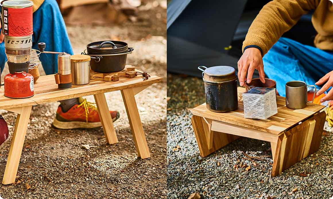 キャンプテーブルDIY折りたたみ - 還暦からのDIY