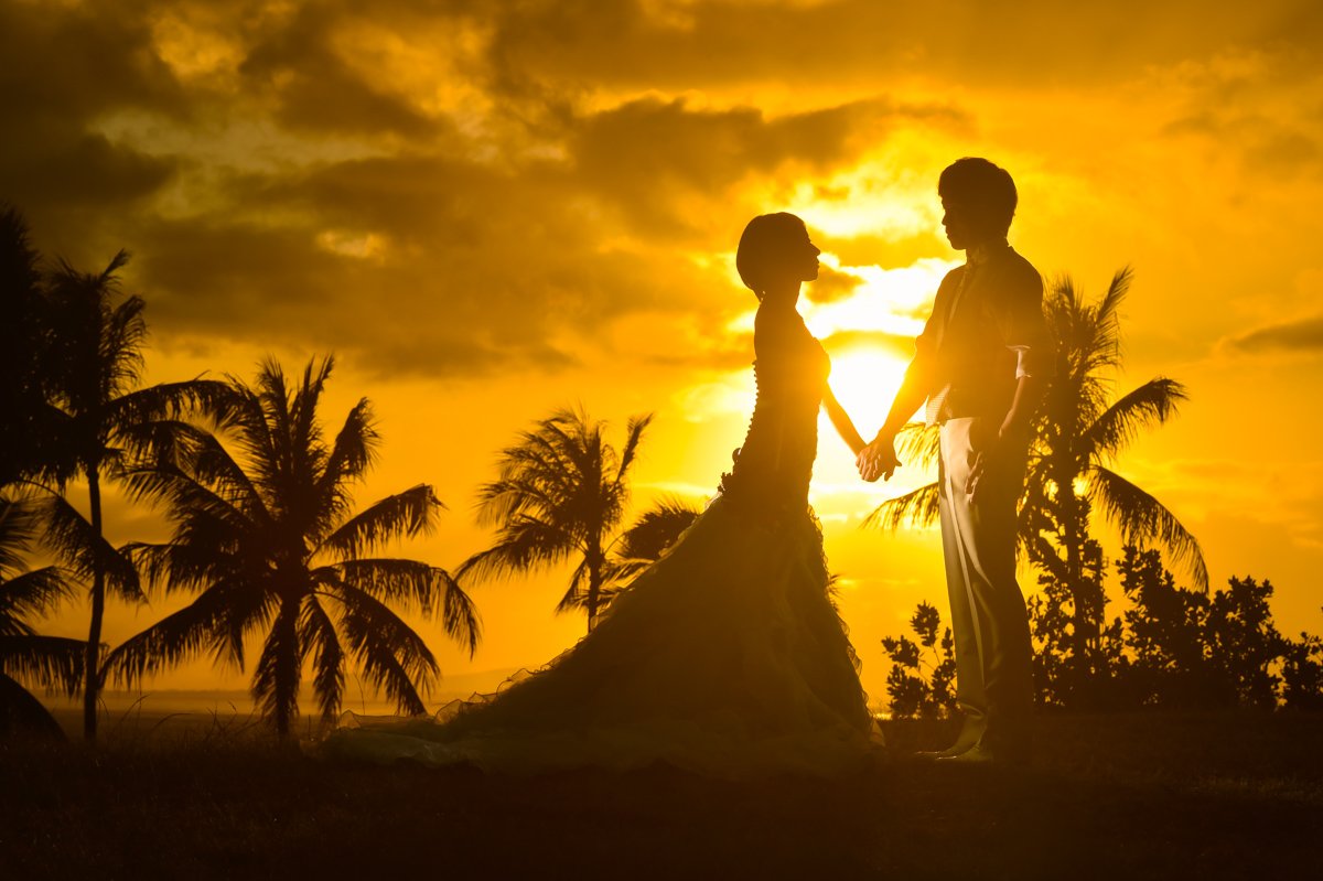 オリジナルコースサンセットフォトオプション - ハワイフォトウェディング・前撮り・結婚式 69000円からのアメリカンホリデーズ