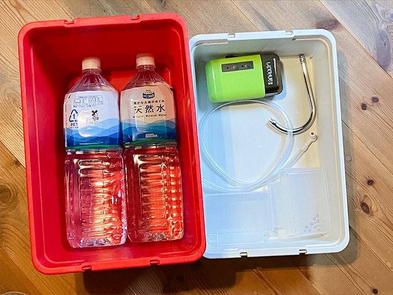 車中泊で使うシンクを自作！狭い車内で水が使えて便利＆片付け簡単ココペリランド