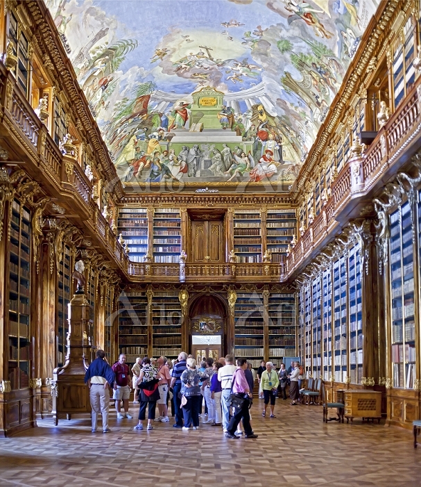 世界一美しいプラハの図書館世界一周フォトたび