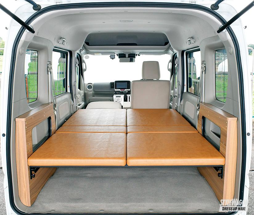 軽バンの床を車中泊仕様！100均活用&DIY技術不要で快適フルフラット虫嫌いの車中泊キャンパ