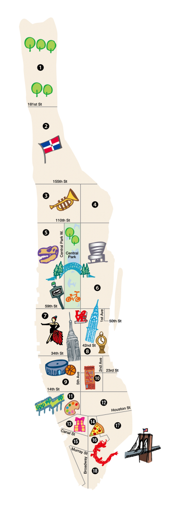 ニューヨークの地図│あっとニューヨーク