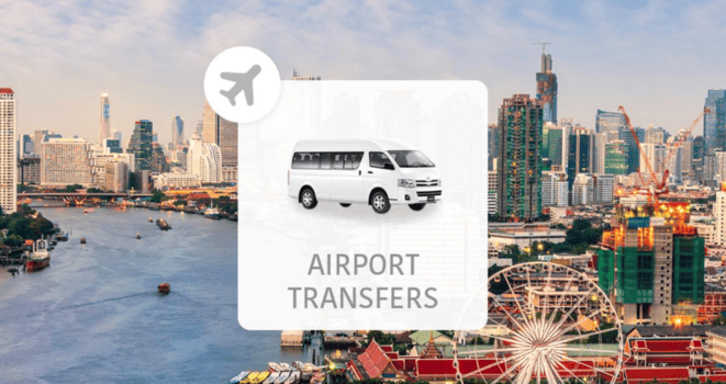 バンコク スワンナプーム国際空港から市内への移動方法 送迎、電車、タクシー、Grab