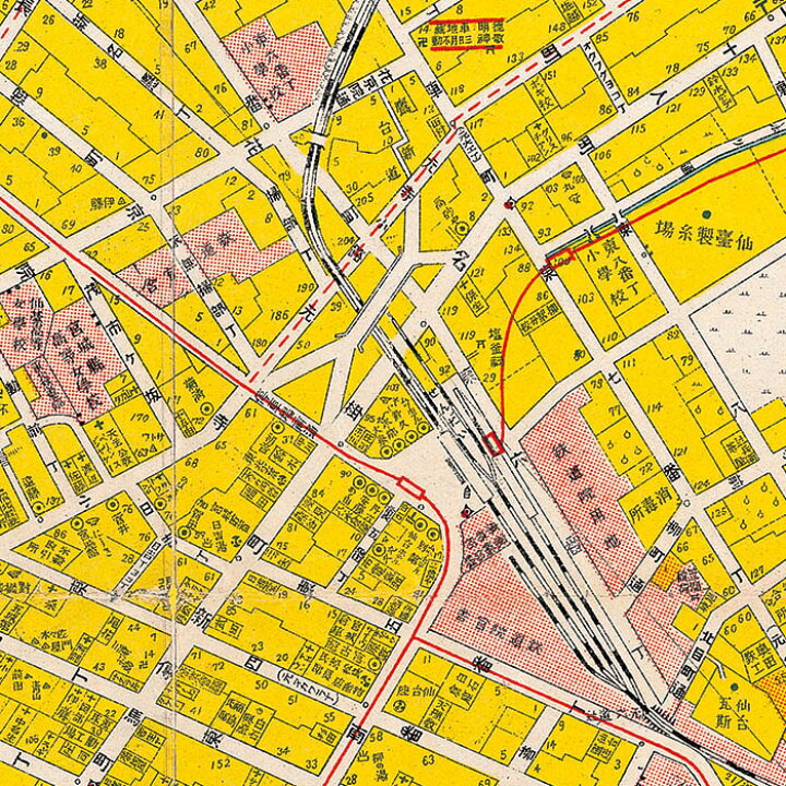 宮城県の楽しい覚え方、県庁所在地 東北地方 日本地図入り都道府県らくがき