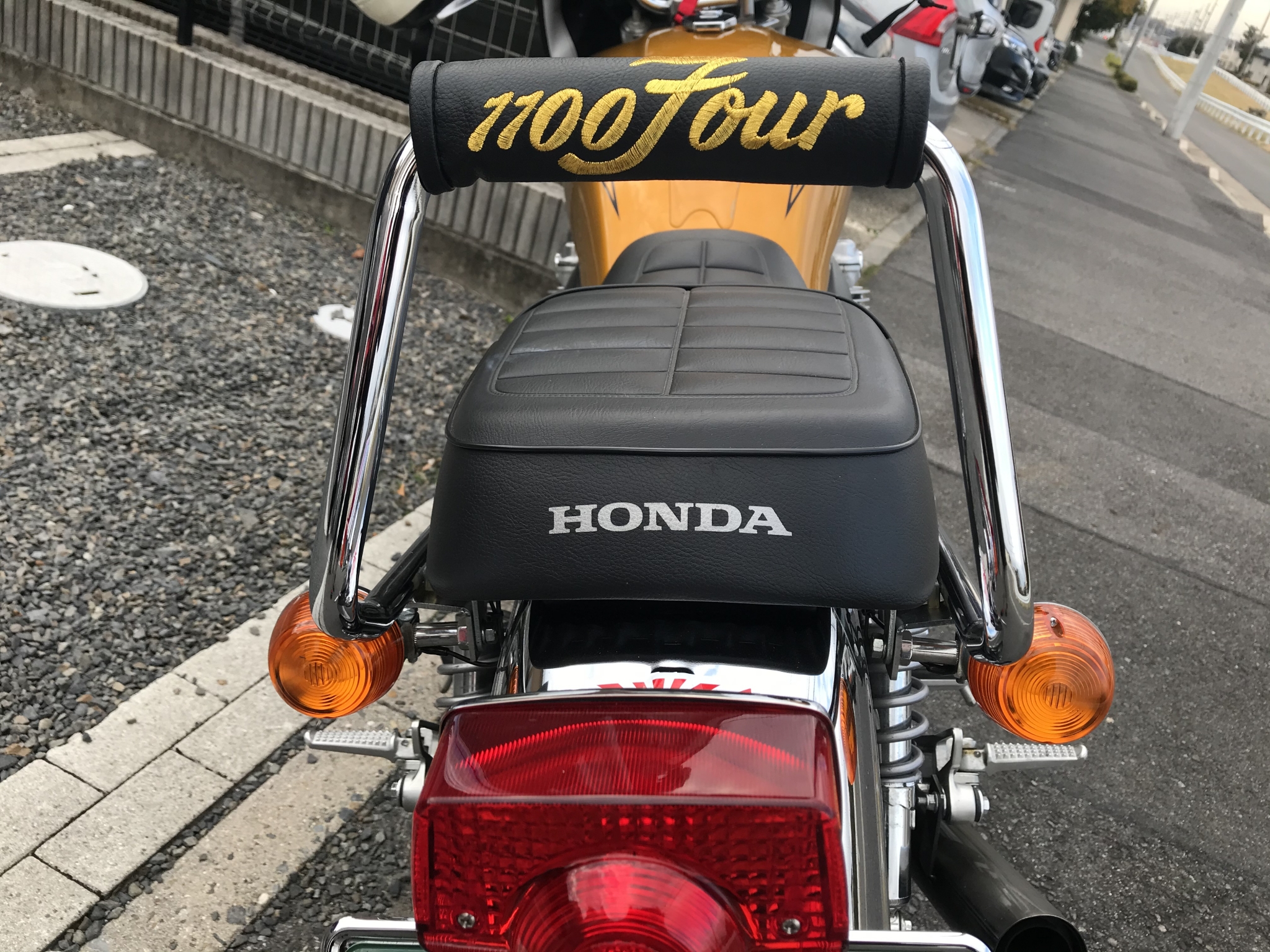 Webikeバイクパーツセンター バックレスト付きタンデムバー アドレスV125 309202グラブバー・タンデムバー・シーシーバー