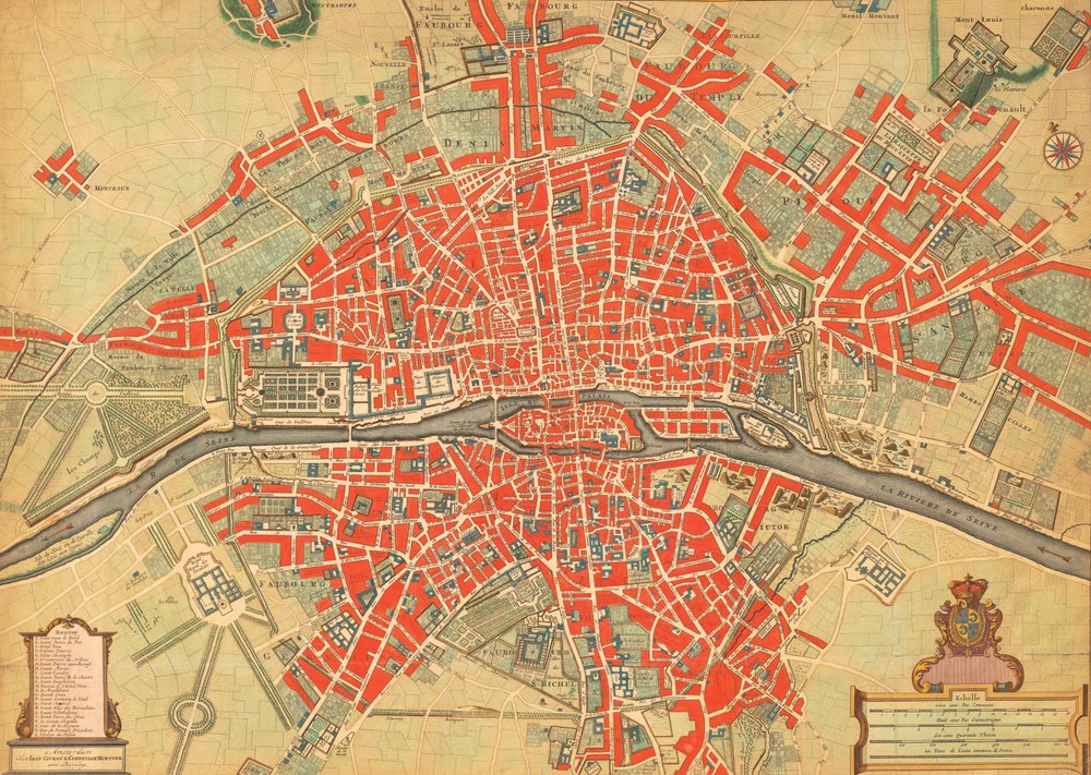 フランス旅行 パリ旅行 パリ区別情報 パリ区別地図