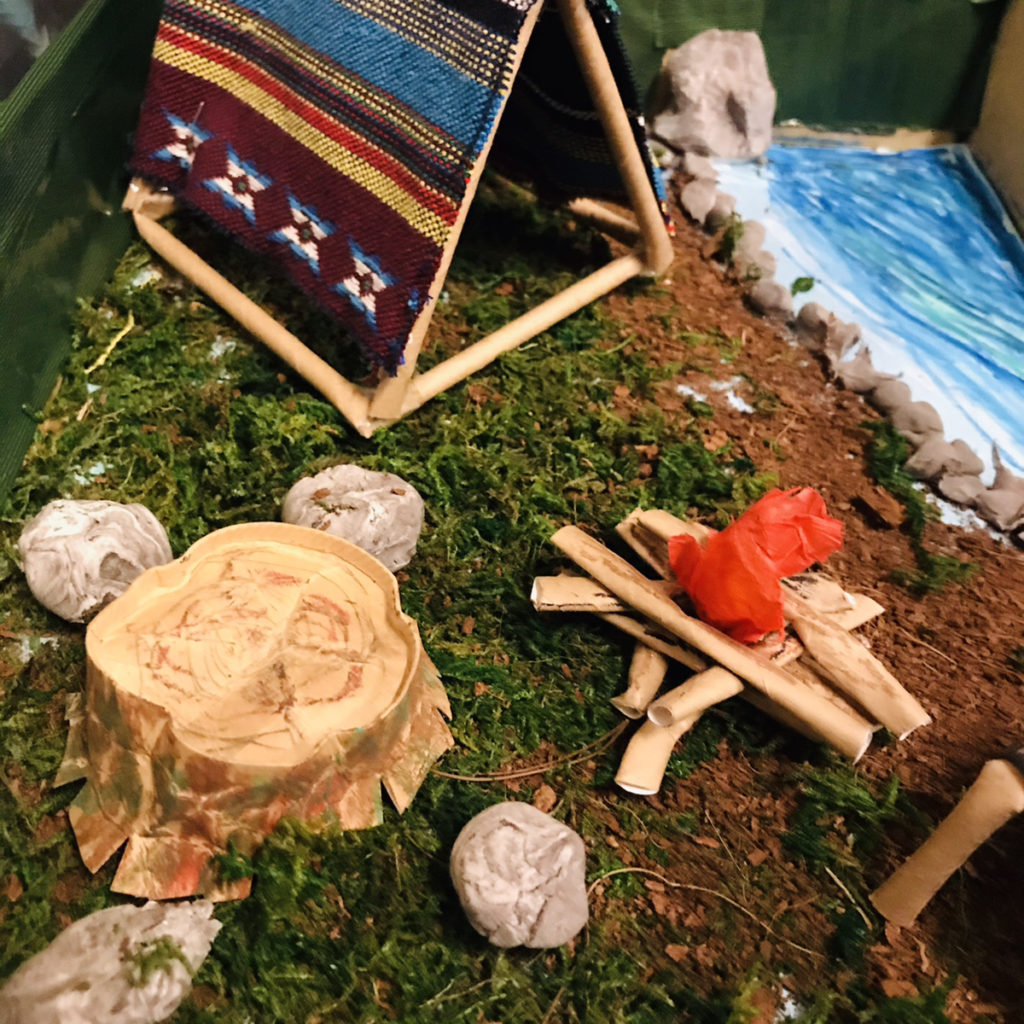 DIY*ミニチュアキャンプを作ってみた 〜Miniature camp