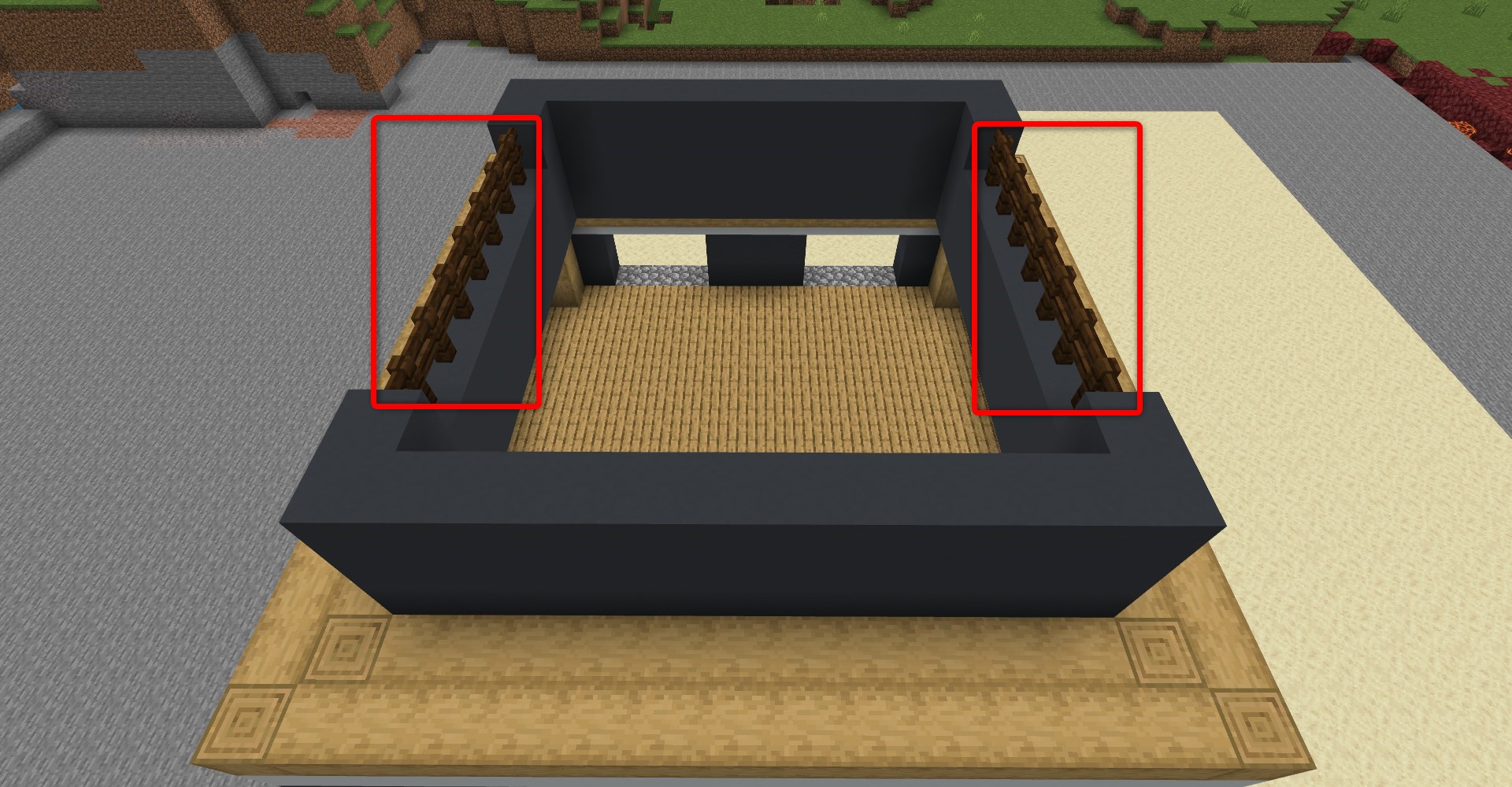 マイクラ 黒紫の超カッコいいおしゃれな城を作って欲しい？任せて！ お城の作り方