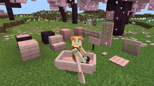 マイクラ1.20の桜バイオームや旅路の遺跡を今までのワールドに生成させる Minecraftマインクラフトアンナビchブログ