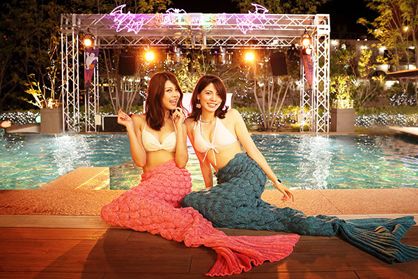 ナイトプール！プールサイドパーティ！！ : プライベートプールのある家