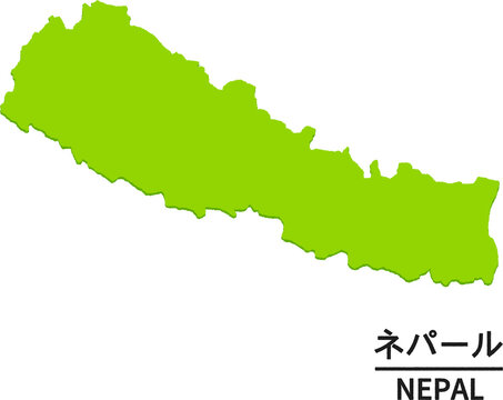 ネパールの世界地図イラストのイラスト素材84554080- PIXTA