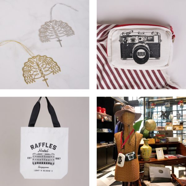 シンガポール高級ホテルRAFFLES ステンレスシェイカー 箱付き シンガポールのお土産