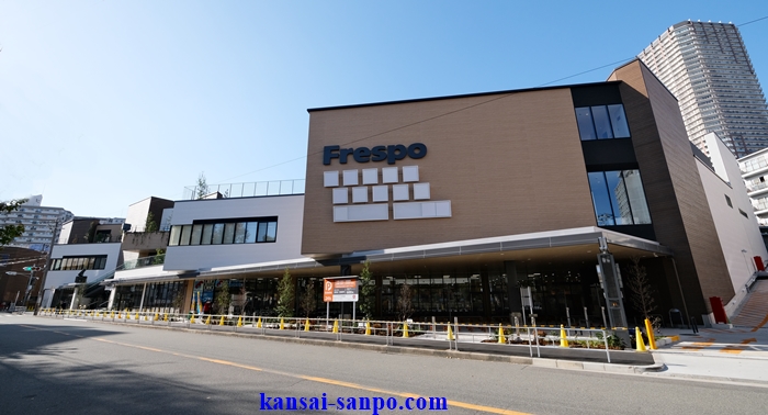 1階に入るスーパー「mandai 万代 」＝阿波座「フレスポ阿波座」 -