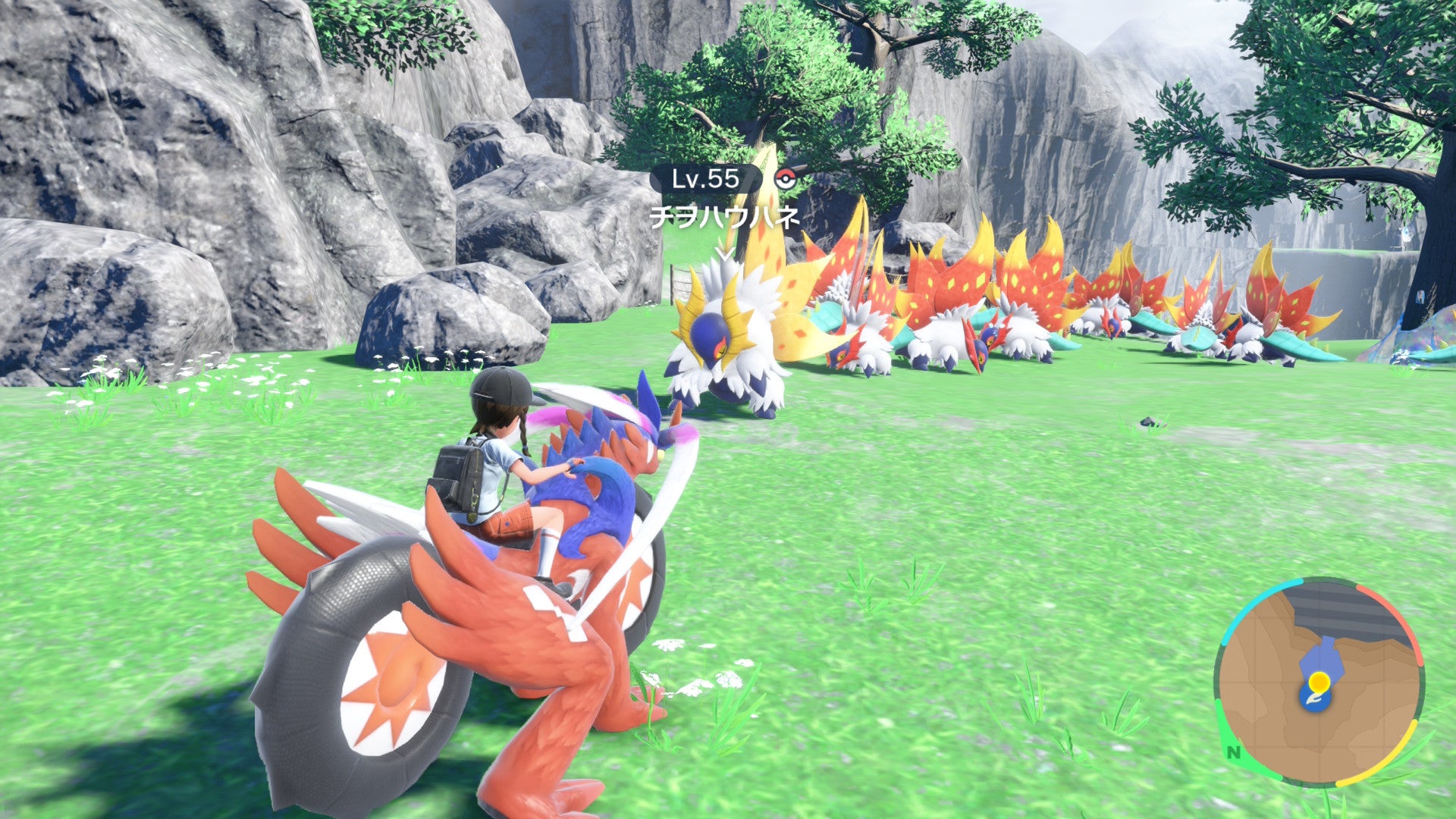 ポケモンSV チヲハウハネの色違いと出現場所・弱点タイプ スカーレットバイオレット-