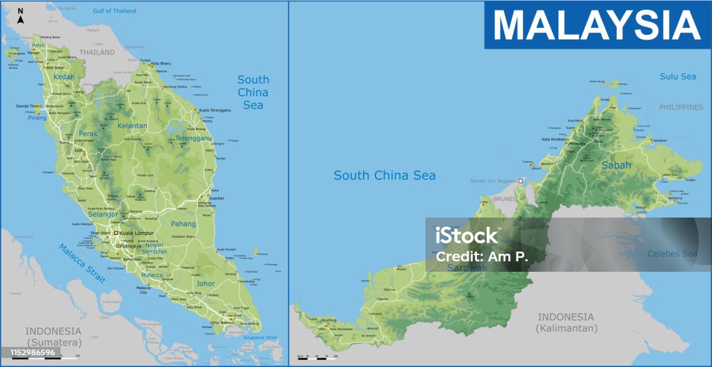マレーシア地図を無料ダウンロードのベクトル - 無料の高品質ベクトルを Freepik